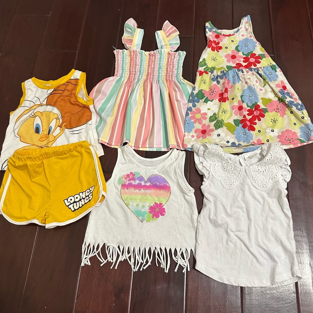 Colorful Toddler Girl Clothing Set Bundle Lot 18-24months